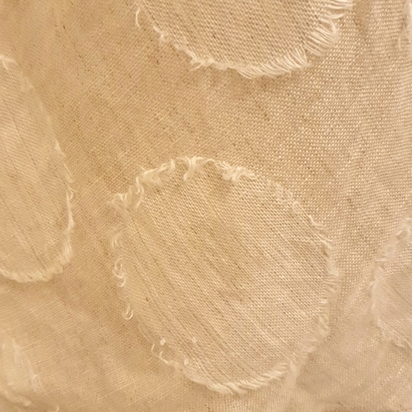 See Saw 2 Peice linen Top and Jacket 100 % Linen in Light biege size 12 - Picture 6 of 10